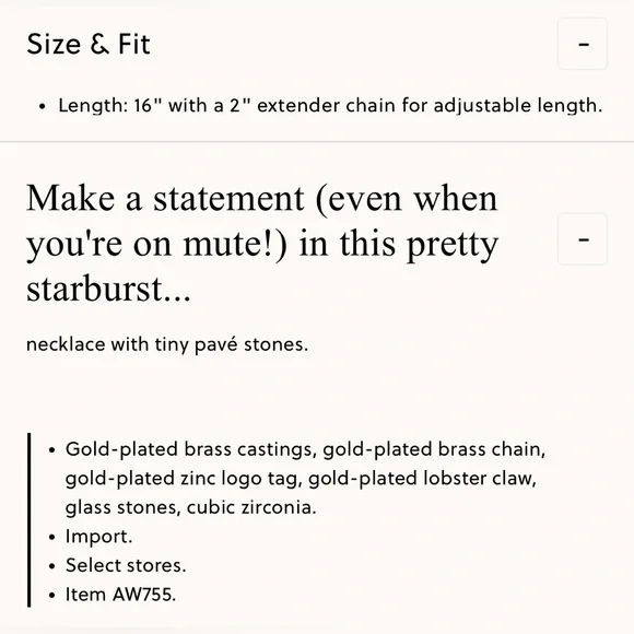 JCrew Gold Plated Starburst Layered Statement Necklace - Picture 9 of 9